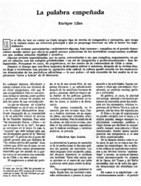 La palabra empeñada