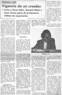 Vigencia de un creador.