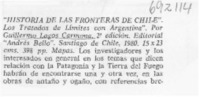 Historia de las fronteras de Chile