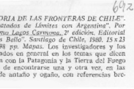 Historia de las fronteras de Chile
