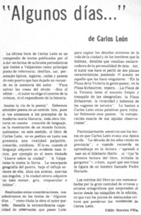 Algunos días..."