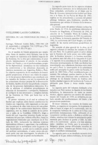 Historia de las fronteras de Chile.