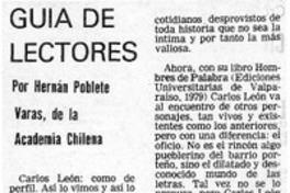 Guía de lectores