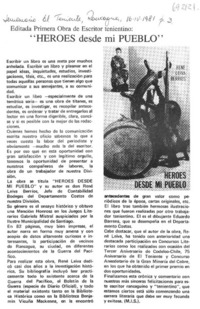 Héroes desde mi pueblo.