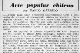 Arte popular chileno