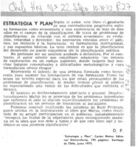 Estrategia y plan