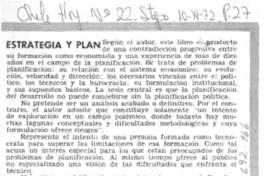 Estrategia y plan