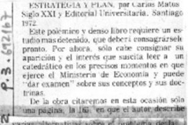 Estrategia y plan.