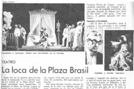 La loca de la plaza Brasil