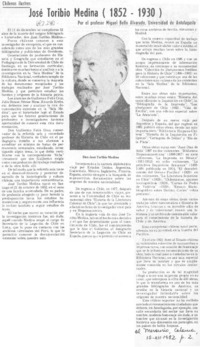 José Toribio Medina (1852-1930)