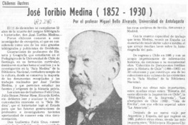 José Toribio Medina (1852-1930)