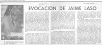 Evocación de Jaime Laso