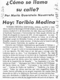 ¿Cómo se llama su calle?