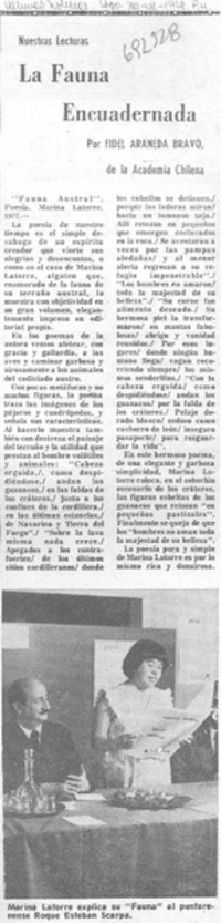 La fauna encuadernada