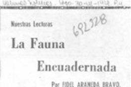 La fauna encuadernada