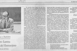 Padro Lastra, noticias del extranjero