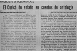 El Curicó de antaño en cuentos de antología
