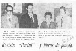 Revista "Portal" y libros de poesía brasileña recibe U. de Chile-Ñuble.