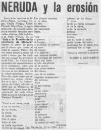 Neruda y la erosión
