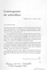 Contrapunto de sobrelibro.