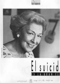 El suicidio es la gran claudicación.