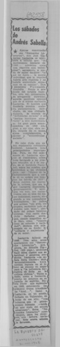 Los sábados de Andrés Sabella