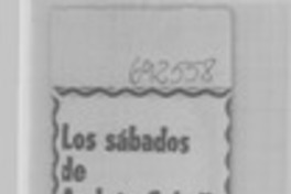 Los sábados de Andrés Sabella