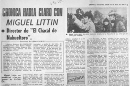 Director de "El Chacal de Nahueltoro" : [entrevista]