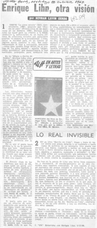 Enrique Lihn, otra visión