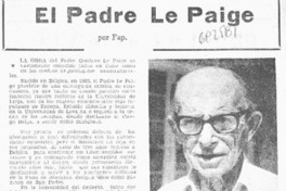 El padre Le Paige