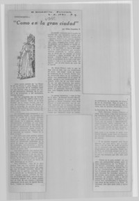 Como en la gran ciudad"