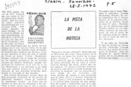 Encuentro con Carlos Mackenney