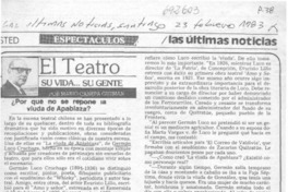 ¿Por qué no se repone la viuda de Apablaza?