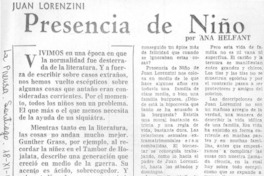 Presencia de niño