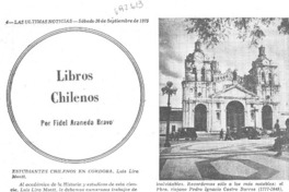 Libros chilenos