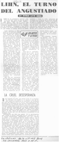 Lihn, el turno del angustiado