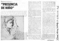 Presencia de niño".