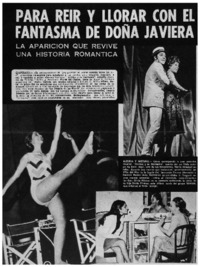 Para reir y llorar con el fantasma de doña Javiera.