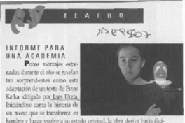 Informe para una academia  [artículo].