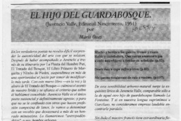 El hijo del guardabosque  [artículo] Mario Osses.