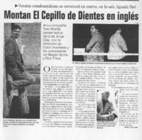 Montan el cepillo de dientes en inglés