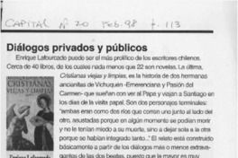 Diálogos privados y públicos  [artículo].