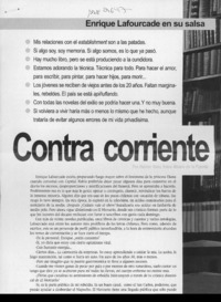 Contra corriente  [artículo] Héctor Soto.