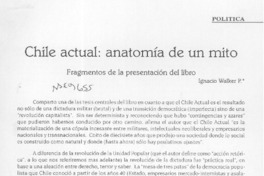 Chile actual, anatomía de un mito