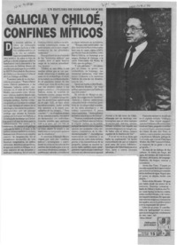 Galicia y Chiloé, confines míticos  [artículo] Fernando Quilodrán.