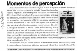 Momentos de percepción  [artículo] H. S.