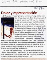 Dolor y representación  [artículo] T. Ch.
