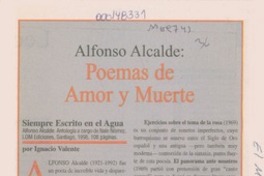 Poemas de amor y muerte