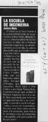 La Escuela de ingeniería  [artículo].
