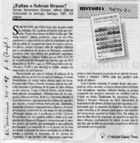 Faltan o sobran brazos?